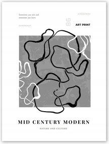 Boho absztrakt Poszter 21x30 cm #T49