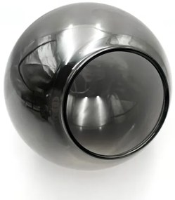 Felületre szerelhető csillár  MALENA 3xE14/5W/230V fekete/füstös