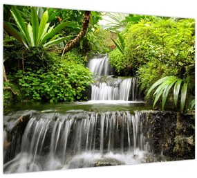 Kép - vízesés az esőerdőben (70x50 cm)