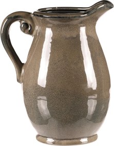 Kerámia váza kancsó formájú, nagy, szürke