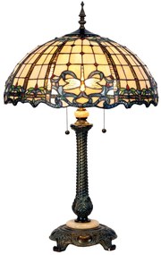Tiffany asztali lámpa Kék Ø 50x80 cm
