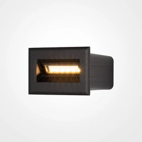 MAYTONI O045SL-L3B3K BOSCA Kültéri Falba Építhető Lámpa Fekete LED