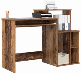 Íróasztal tárolóval Öreg fa 120.5 x 44 x 88.5 cm Faanyag