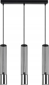 Függő lámpa Csillár Drótcsövek Króm Arany