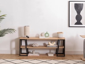 Regál Nidupe 7 (zafír tölgy + fekete) . Akció -20%. 1095469