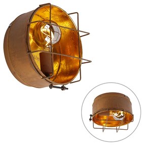 Ipari fali lámpa rozsdabarna 25 cm - Barril