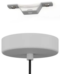 Eglo 390226 - Csillár zsinóron ESTEPONA 1xE27/40W/230V szürke