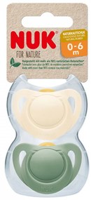 NUK For Nature latex cumi 0–6 h 2 db box zöld