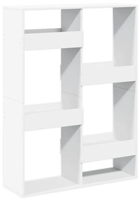 fehér szerelt fa könyvespolc 100 x 33 x 135 cm