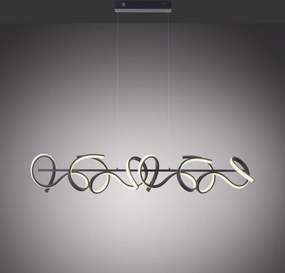 Paul Neuhaus modern függeszték curls fekete pln19033-18