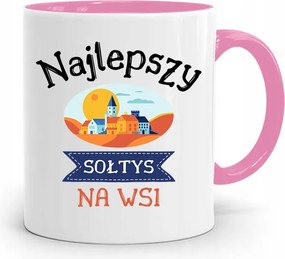 Szolnoknak Rózsaszín Bögre Vidéken A Legjobb Ajándék fényképes nyomattal