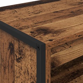 Magas szekrények 2 pcs Öreg fa 60 x 36 x 300 cm Faanyag