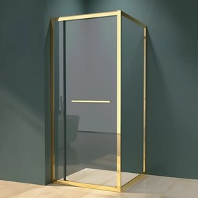 Firenze || zuhanykabin Gold 6mm 90 cm, NANO