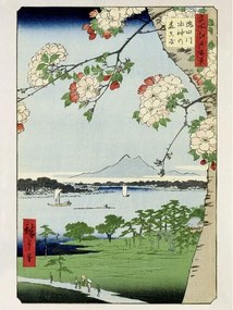 Művészeti nyomat Hokusai - Massaki And Suijin Grove, Katsushika Hokusai