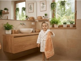 Gyerek törölköző BEBÉ békás narancssárga 30x50 cm