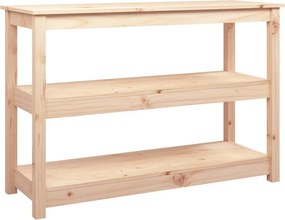 vidaXL tömör fenyőfa tálalóasztal 110x40x74 cm