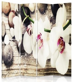 Gario Paraván Diszkrét orchidea bájjal Méret: 145 x 170 cm, Kivitelezés: Klasszikus paraván