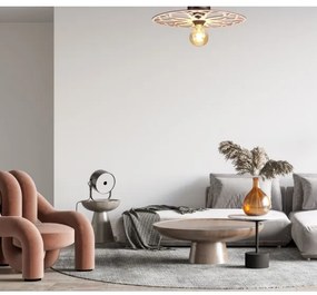 Felületre szerelhető csillár FALCO 1xE27/60W/230V átm. 40 cm bézs