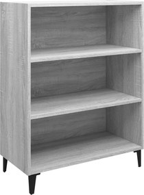 vidaXL szürke sonoma színű szerelt fa tálalószekrény 69,5x32,5x90 cm