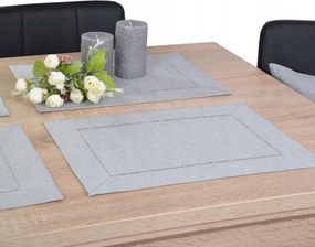 Panama Lux alátét 30x40 2db szürke ezüst