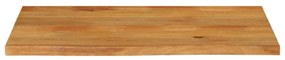 tömör mangófa természetes élű asztallap 100 x 60 x 2,5 cm