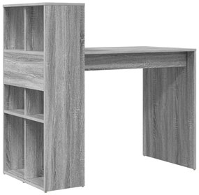 Íróasztal Szürke Sonoma MDF, laminált Közepes Szürke íróasztal
