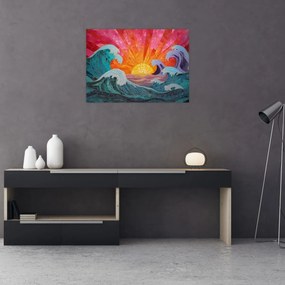 Kép - Hullámmozaik (70x50 cm)