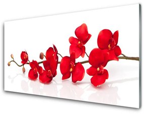 Üvegkép Virág növény természet 100x50 cm