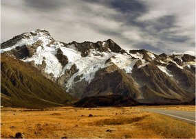 Mount Sefton, Új-Zéland képe (üvegen) (70x50 cm)