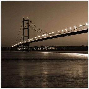 Poszterek 70x70 Szépia stílusú fotó híd