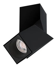 Azzardo Santos mennyezeti lámpa, fekete, 3000K melegfehér, beépített LED, 12W, 1020 lm, AZ-3523
