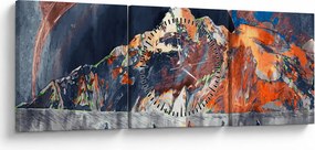 Kép - A sweathouse-ok illusztrációja (órával) (90x30 cm)