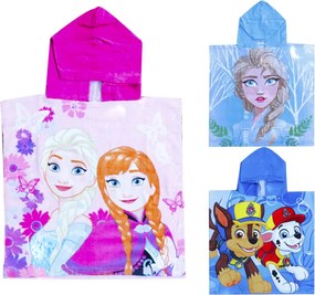 Disney Frozen/Jégvarázs 1. gyerek strandtörölköző poncsó