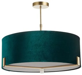 Endon 95839 - Csillár rúdon HAYFIELD 3xE27/40W/230V réz/zöld