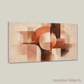 Földszínek Egyensúlya – Prémium vászonkép 40x23 cm