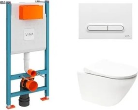 Fali WC szett Vitra S60 előtétfalas szereléshez SIKOVSW3