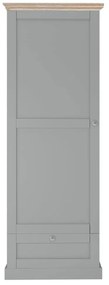 Szürke ruhásszekrény 60x180 cm Binz – Støraa