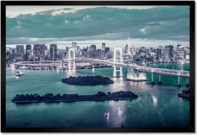 Poszterek keretben 60x40 Szivárványhíd Japánban