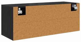 Cipőszekrény polcokkal Musta tammi 100 x 35 x 38 cm Faanyag