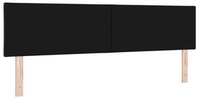 Fejtámla Gyémánt Blokk Design Fekete 180 cm Bársony