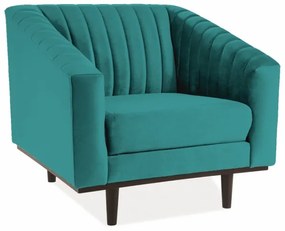 Asprey Velvet 1 fotel türkiz