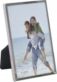 Klasszikus fém képkeret 10x15 S ezüst (21007)