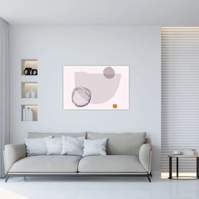 Kép - Lila minimalizmus N⁰2 (90x60 cm)