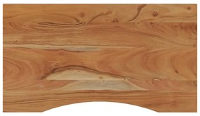 tömör akácfa téglalap alakú asztallap 90 x 50 x 2,5 cm
