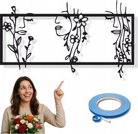 Kép Áttört L Nő Virág Dekoráció Fali Dekoráció Panel