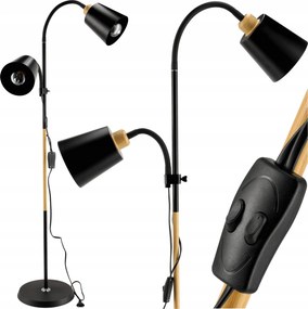 Állólámpa Berge London E27 30 W bézs, fekete