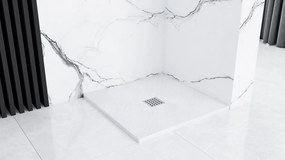 Zuhanytálca rea White Rock 90 x 90