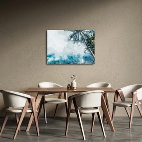 Egy pálmafa képe a tenger felett (70x50 cm)