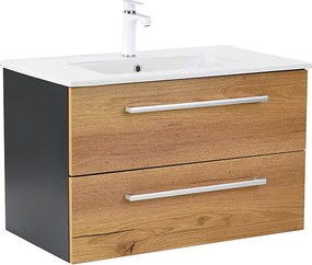 Vario Clam 80 Fürdőszoba alsó szekrény mosdóval
