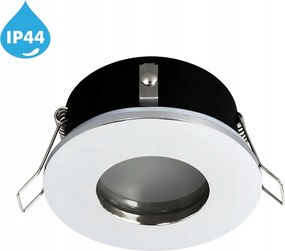 Halogén mennyezeti lámpatest fürdőszobai lámpatest IP44 Led Króm hermetikus